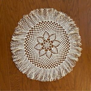 Elegant white  Crochet Doily